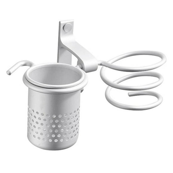 Advancent El soporte fácil del secador de pelo de la instalación con la taza cuidadosamente clasificado organiza los elementos esenciales del Accesorios de baño mate