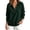 Green, variant on Sweatshirt for Women Basic Long Sleeve Sweatshirts Casual Fleece Button Henley Neck Pullover Wine XL