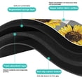 thumbnail image 6 of 2 Pack Washable Rubber Sunflower Cute Floral Dish Drying Mats for Kitchen Counter Home Large Coffee Bar Pad Accessories and Decor for Utensils Stemware (2pcs 18''x24''+19.5''x12''), 6 of 6