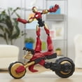 thumbnail image 2 of Marvel Bend and Flex, Flex Rider Iron Man Action Figure Toy, 6-Inch Flexible Figure and 2-In-1 Motorcycle For Kids Ages 6 And Up, 2 of 9