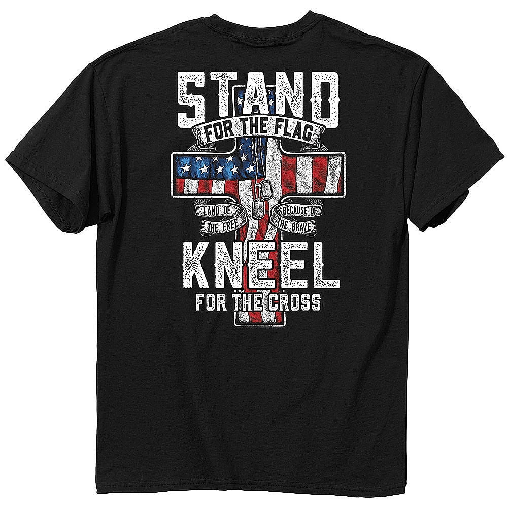 free t shirt i stand for the flag