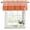 Orange, variant on Orange Anchor Curtain Valances for Windows, Kitchen Valance Window Treatments Panel 2 Pack, Modern Nautical White Geometric Stripes Rod Pocket Short Curtains for Bathroom Bedroom 42 x 12 Inch