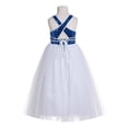 thumbnail image 2 of Ekidsbridal Wedding Cross Straps A-Line Flower Girl Dresses Junior Pageant Holiday Birthday Party Gown 173 4, 2 of 6