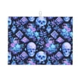 thumbnail image 1 of Balery Skull blue crystal flower Alfombrilla de Secado para Cocina, 18x24 Pulgadas, Súper Absorbente para Platos y Encimeras, 1 of 7
