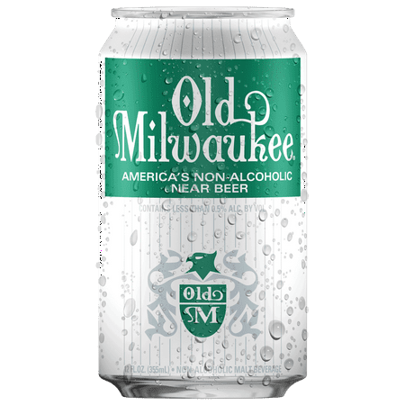 Old Milwaukee (Pack of 24) Non Alcoholic 12oz Cans Beer Brewed For That Wonderful World Of Leisure (Includes 24 Individual 12oz Old Mil Cans)