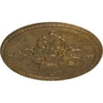 thumbnail image 3 of 54 1/4"OD x 2 7/8"P Milton Ceiling Medallion (Fits Canopies up to 10 1/2"), Hand-Painted Rubbed Bronze, 3 of 6