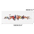 thumbnail image 4 of Colorful Birds Stretched Canvas Prints Wall Abstract Art Painting Home Decor, 4 of 7