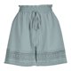 thumbnail image 2 of TaTaai Women's Casual Lace Bohemian Shorts High Elastic Waist Drawstring Wide Leg A-Line Pants with Hollow Out Trim Comfy Spring Summer Beach Vacation Bottoms Gift, 2 of 8