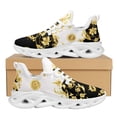 thumbnail image 1 of Zapatillas deportivas informales transpirables de malla con diseño de estatua de oro europeo para mujer, bonitas zapatillas de correr de moda, zapatillas planas ligeras, 1 of 6