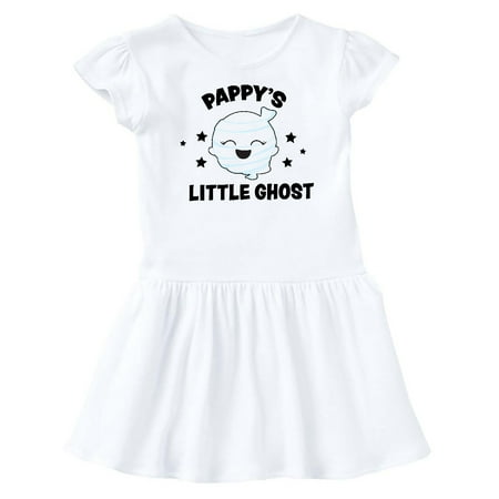

Inktastic Cute Pappy s Little Ghost with Stars Gift Baby Girl Dress