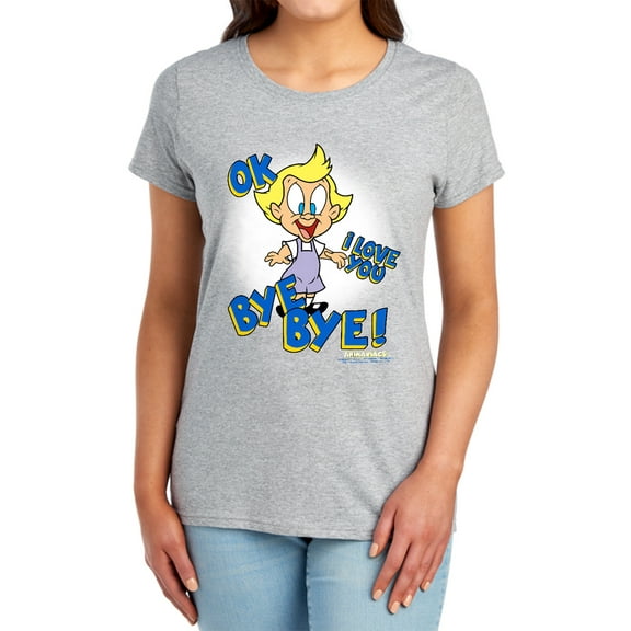 Animaniacs Mindy Women's T Shirt, Athletic Heather, Large