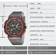 thumbnail image 3 of Sport Watches Waterproof Smael New Watch For Men Crystal Watchband Stopwatch Shockproof Alarm Clock Male 8006 Quartz Wristwatch - Quartz Wristwatches, 3 of 6