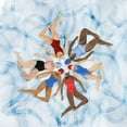 thumbnail image 3 of Popp, Grace 15x15 Black Modern Framed Museum Art Print Titled - Working Together II, 3 of 5