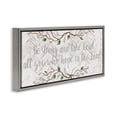 thumbnail image 2 of Stupell Industries Traditional All You Who Hope Gray Floating Frame Canvas Art, 25 x 11, by Elizabeth Medley, 2 of 8
