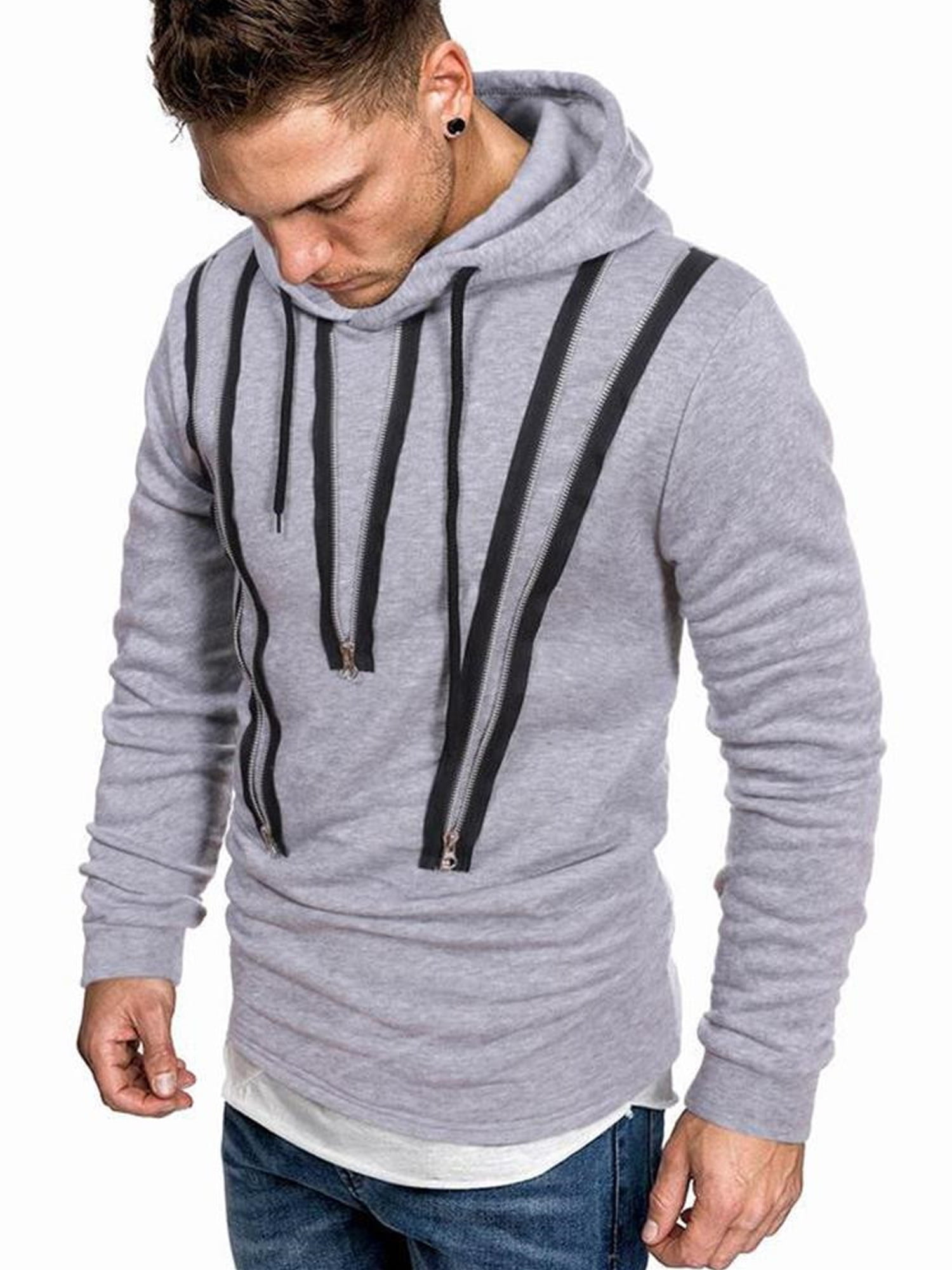 Details about   Mens Pullover Hoodies Long Sleeve Casual Sweatshirt Drawstring Warm Jumper Top 
