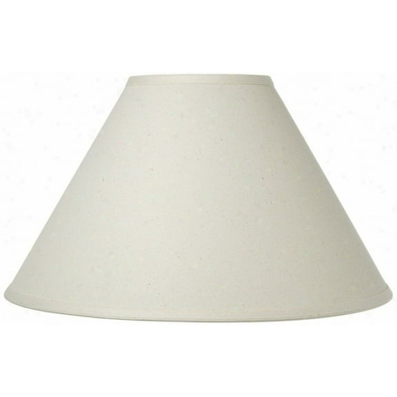 Eggshell Linen 10 Inch Round Flare Chimney Style Oil Lampshade Replacement