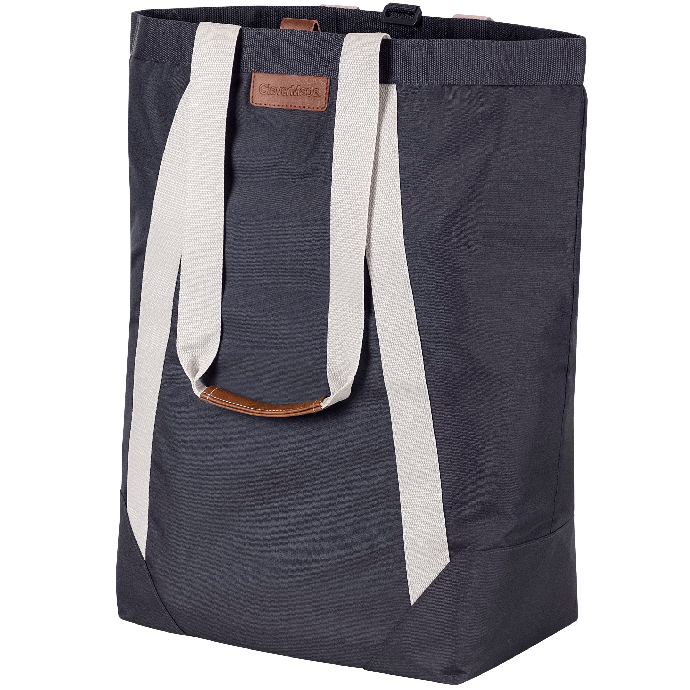 CleverMade Backpack Laundry Bag Tote with Comfortable Shoulder Straps