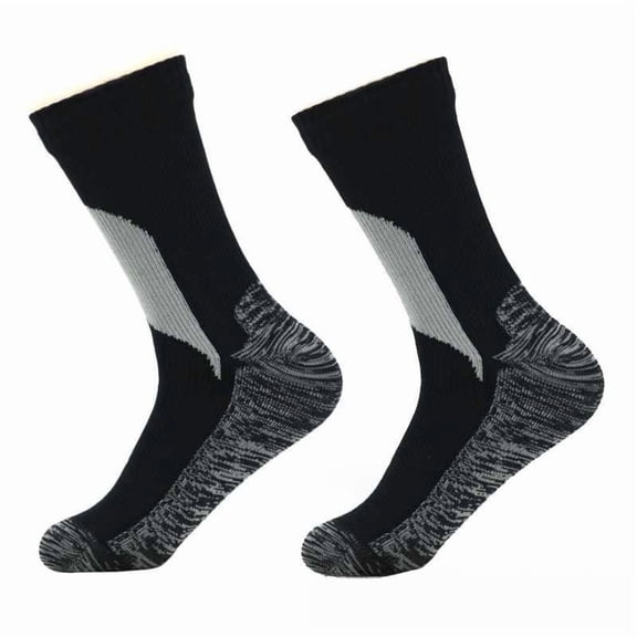 KQJQS Waterproof Hiking Socks, Mid-Calf Outdoor Socks for Camping, Skiing, and Hiking, Breathable & Fast-Drying for Active Lifestyles