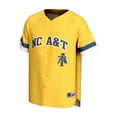 thumbnail image 2 of Unisex GameDay Greats Gold North Carolina A&T Aggies Lightweight Baseball Fashion Jersey, 2 of 3