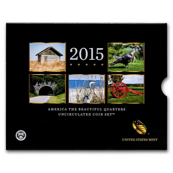 2015 America the Beautiful Quarters Uncirculated Set (US Mint)