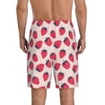 thumbnail image 4 of Lsque Strawberry Mens Sleep Pajama Shorts,Short Pajama Pants, Cotton Ultra-Soft Knit-4X-Large, 4 of 9