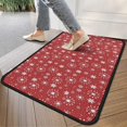 thumbnail image 4 of Red Christmas Snowflake Pattern Door Rugs,Washable Non Slip Door Mats Indoor,Decorative Door Mats,Entry Mat Indoor for Entrance,Bedroom,Kitchen,Bathroom,30"x17", 4 of 6