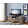 thumbnail image 3 of 60'' TV Stand with Storage, Walnut Oak, 3 of 3