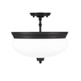 thumbnail image 3 of 3 Light Semi-Flush Mount In Traditional Style 15 Inches Wide By 13.5 Inches High-Chrome Finish Z-Lite 721Sf-Ch, 3 of 7