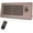Bronze, variant on Nordic Hygge Register Booster Fan for 4" x 10" Register Holes with Remote Control and Thermostat, White