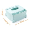 thumbnail image 5 of Multi functional Large Capacity Tissue Storage Box Pumping Paper Napkin (Blue), 5 of 8