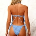 thumbnail image 6 of Bikinis for Women Solid Color Strapped Bodysuit Beach Casual Fashionable Bikinis Under 10$, 6 of 6
