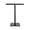 Black, variant on NovaStitch Standing Hand Towel Holder, Bathroom Shelf T-Shape Towel Rack Stand, Stainless Steel Towel Bar for Bathroom Kitchen Vanity Countertop, Nickel - silver round bottom