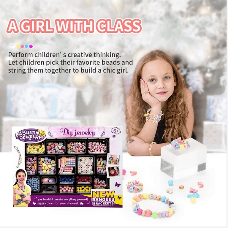 Soybense Bracelet Making Kit for Girls, Friendship Bracelet Kit for Teen  Girl Gifts, Bracelet String DIY Jewelry Making Kit, Arts and Crafts for  Kids Ages 7-14, Educational Toys-Model 517 