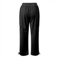 thumbnail image 5 of Krdevn Womens Pants - Casual Cargo Pants Loose Fit Workwear Joggers with Pockets Comfortable Streetwear Trousers for Everyday Wear,Pants for Women,Size:L, 5 of 5