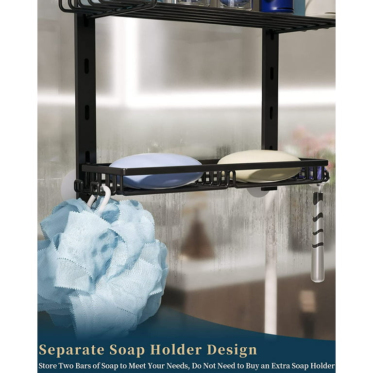 Suction Cup, Two Tier, Stainless Steel Corner Shower Caddy Review 