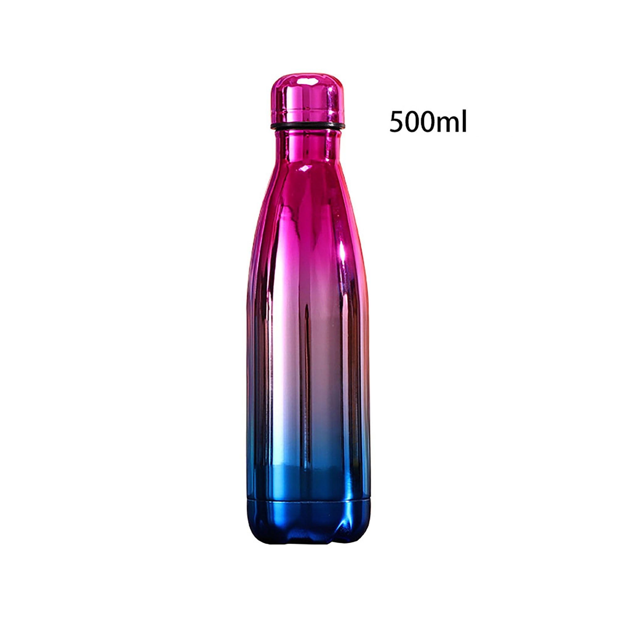 500ml Pink Insulated Stainless Steel Water Bottle Thermal Flask Sports Bottle 