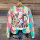 thumbnail image 2 of Christmas Day Color Blocked Women's Hoodie Cute Cartoon Autumn/Winter Long Sleeved Round Neck Clothing Fashion Sportswear 2024, 2 of 5