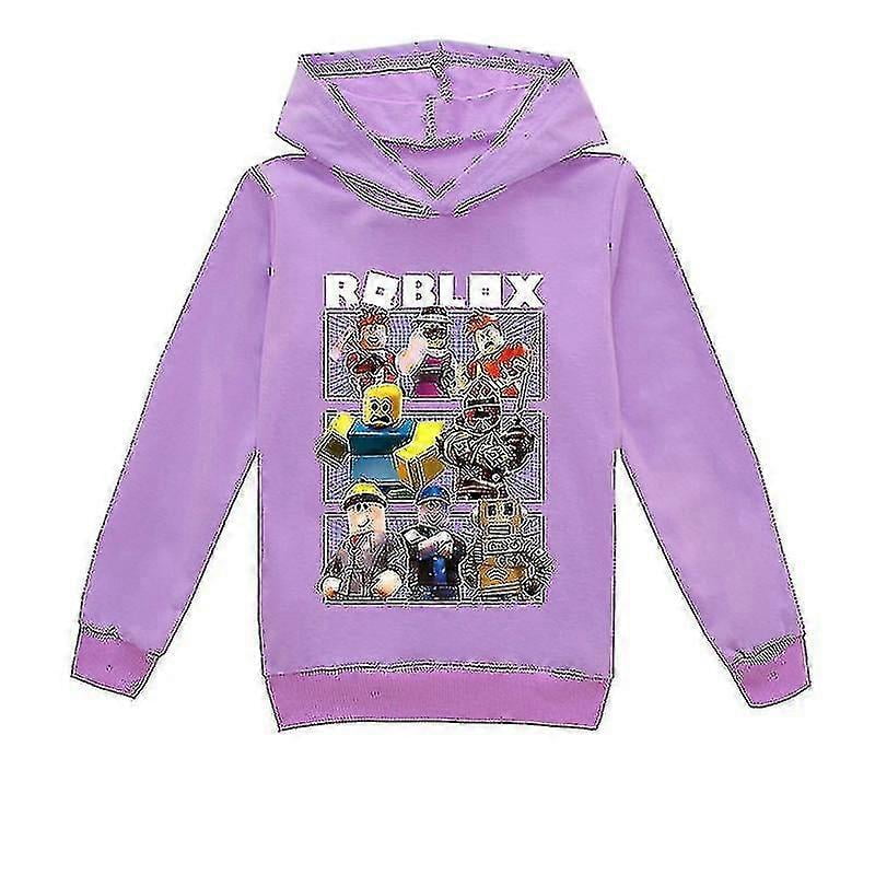 Purple Roblox Zip Up Hoodie SELF CONTROL Roblox Sweatshirt Unisex