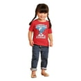 thumbnail image 4 of Hefty Smurf American Muscle USA Toddler Boy Girl T Shirt Infant Toddler Brisco Brands 4T, 4 of 6