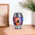 thumbnail image 7 of JAGASY Cowboy Keepsake Small Urn for Mom, Purple Urn for Ashes Adult Male & Female, Raiding Horse Sunset Decorative Urns for Dad, Flowers Burial Urns for Father, (3 Inch), 7 of 7