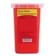 thumbnail image 2 of Contenedor de objetos punzantes BuyWeekMX caja de eliminación de residuos color rojo Negro, 2 of 9