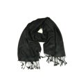 thumbnail image 4 of Sakkas 70" x 28" Paisley Self-Design Pashmina Shawl / Wrap / Stole - Black - One Size, 4 of 4