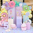 thumbnail image 2 of Wecepar Macaron Donut Globo Garland Arch Kit con Globos Verdes, Morados, Amarillos, Rosado Wecepar Wecepar, 2 of 2