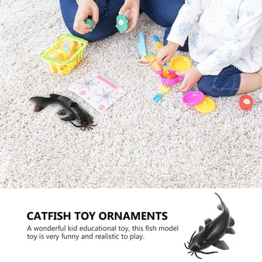 Artificial Piranha Toy Ferocious Fish Model Fake Fish Simulated Fish Artificial Sea Fish Model Ocean Animal Figurines For Party Market Display Kids T