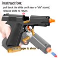 thumbnail image 2 of Pistola de juguete Ukola Look Real que expulsa balas blandas con 20 dardos, 2 of 2