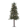 thumbnail image 1 of Vickerman A805141LED 4 ft. x 24 in. Natural Alpine Tree with 337 Tips & 100 Warm White LED Lights, 1 of 3