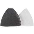 thumbnail image 1 of Unique Bargains Triangular Sandpaper Hook and Loop Fit 3-1/2' Oscillating Multi-Tool Silicon Carbide for Wet/Dry 80 Grit 10pcs, 1 of 5