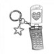 thumbnail image 1 of Modern Star Shape Phone Pendant Key Jewelry Practical Keychain Phone Jewelry Alloy Texture Present for Daily Use Party, 1 of 5