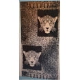 thumbnail image 1 of Jumbo Oversized 100% Cotton Velour Jacquard Resort Beach Towel 40"W x 70"L Single - Tiger, 1 of 1