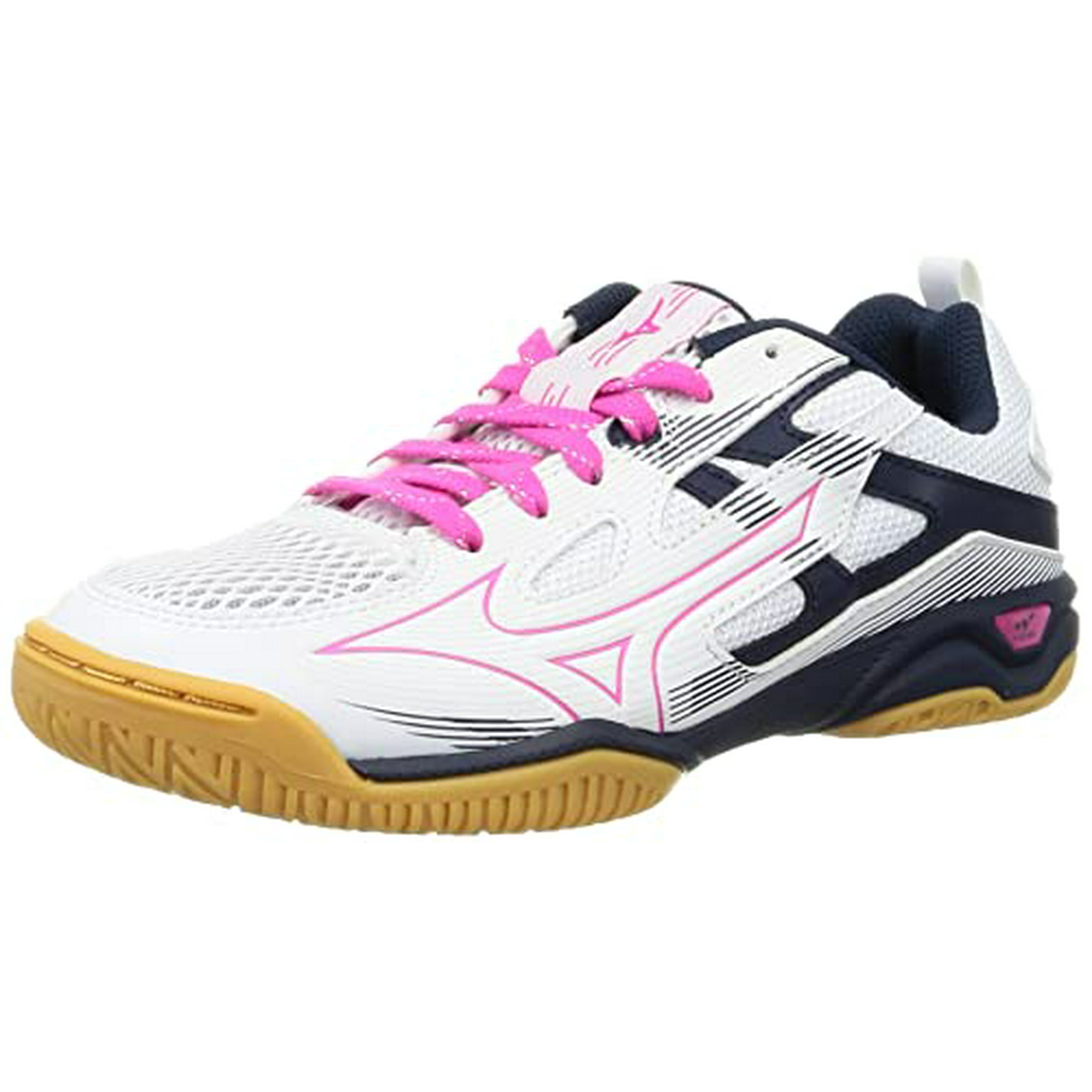Mizuno Table Tennis Shoes Wave Kaiserburg 7 Women s White x Pink x Navy 22.5 cm 3E Walmart